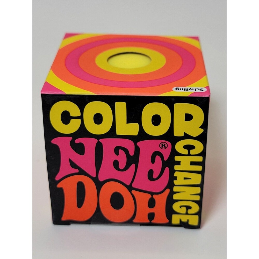 Yellow Nee Doh Color Change Tactile Squeeze Toy Schylling New - Fast Shipping